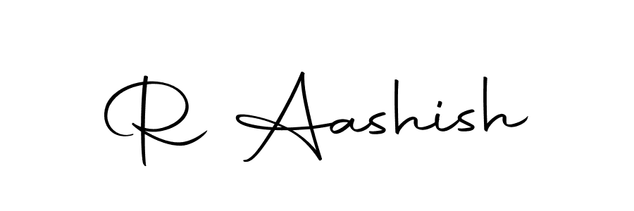 if you are searching for the best signature style for your name R Aashish. so please give up your signature search. here we have designed multiple signature styles  using Autography-DOLnW. R Aashish signature style 10 images and pictures png