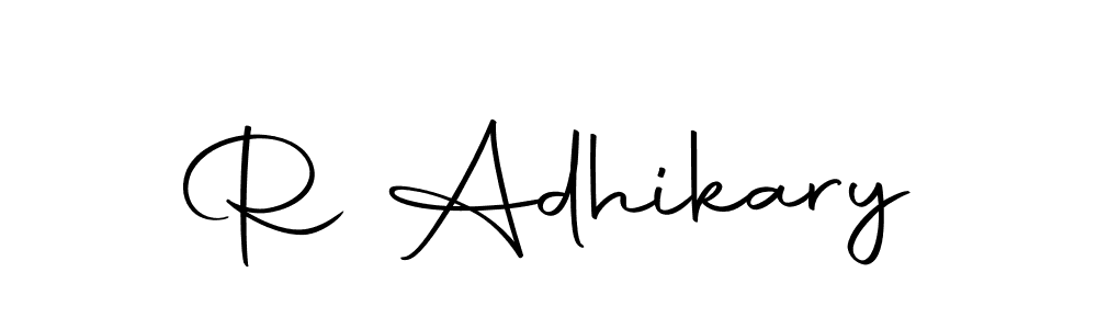 if you are searching for the best signature style for your name R Adhikary. so please give up your signature search. here we have designed multiple signature styles  using Autography-DOLnW. R Adhikary signature style 10 images and pictures png