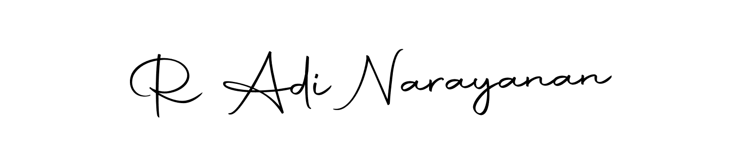 You can use this online signature creator to create a handwritten signature for the name R Adi Narayanan. This is the best online autograph maker. R Adi Narayanan signature style 10 images and pictures png