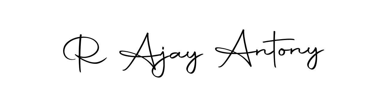 Also You can easily find your signature by using the search form. We will create R Ajay Antony name handwritten signature images for you free of cost using Autography-DOLnW sign style. R Ajay Antony signature style 10 images and pictures png