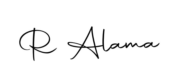 How to make R Alama signature? Autography-DOLnW is a professional autograph style. Create handwritten signature for R Alama name. R Alama signature style 10 images and pictures png