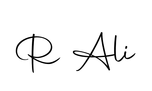 Also we have R Ali name is the best signature style. Create professional handwritten signature collection using Autography-DOLnW autograph style. R Ali signature style 10 images and pictures png