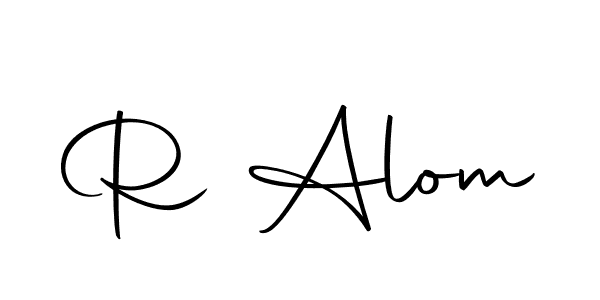 This is the best signature style for the R Alom name. Also you like these signature font (Autography-DOLnW). Mix name signature. R Alom signature style 10 images and pictures png