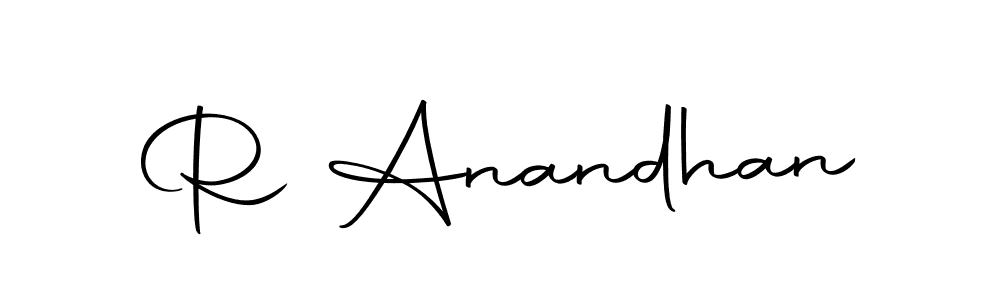 You can use this online signature creator to create a handwritten signature for the name R Anandhan. This is the best online autograph maker. R Anandhan signature style 10 images and pictures png