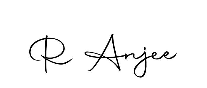 Design your own signature with our free online signature maker. With this signature software, you can create a handwritten (Autography-DOLnW) signature for name R Anjee. R Anjee signature style 10 images and pictures png