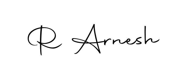 Similarly Autography-DOLnW is the best handwritten signature design. Signature creator online .You can use it as an online autograph creator for name R Arnesh. R Arnesh signature style 10 images and pictures png
