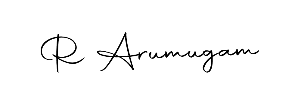 The best way (Autography-DOLnW) to make a short signature is to pick only two or three words in your name. The name R Arumugam include a total of six letters. For converting this name. R Arumugam signature style 10 images and pictures png