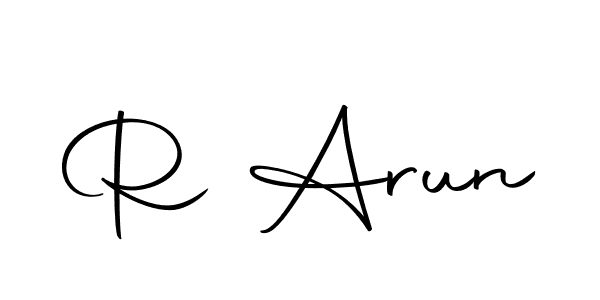 Here are the top 10 professional signature styles for the name R Arun. These are the best autograph styles you can use for your name. R Arun signature style 10 images and pictures png