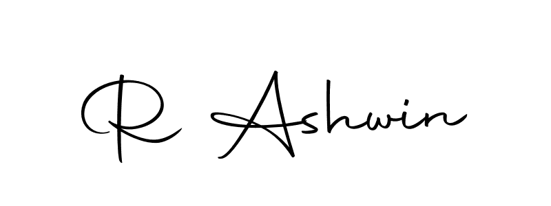 Make a beautiful signature design for name R Ashwin. With this signature (Autography-DOLnW) style, you can create a handwritten signature for free. R Ashwin signature style 10 images and pictures png