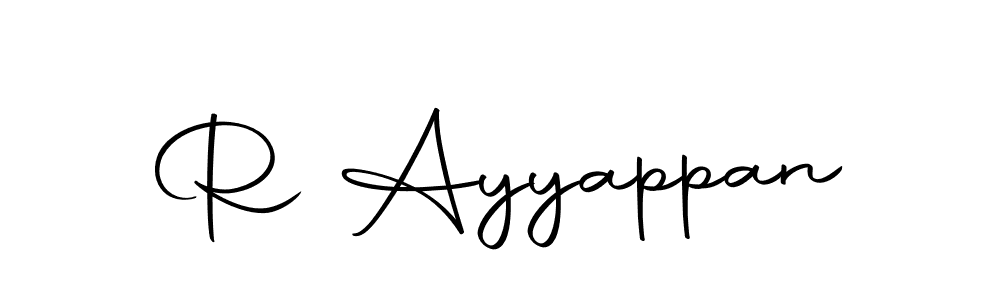 It looks lik you need a new signature style for name R Ayyappan. Design unique handwritten (Autography-DOLnW) signature with our free signature maker in just a few clicks. R Ayyappan signature style 10 images and pictures png