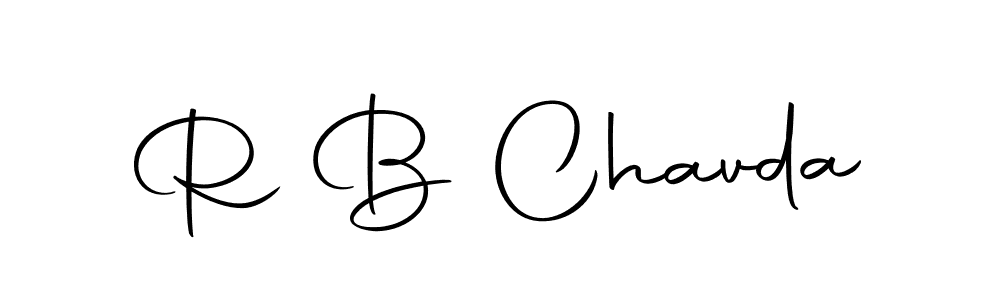 Similarly Autography-DOLnW is the best handwritten signature design. Signature creator online .You can use it as an online autograph creator for name R B Chavda. R B Chavda signature style 10 images and pictures png