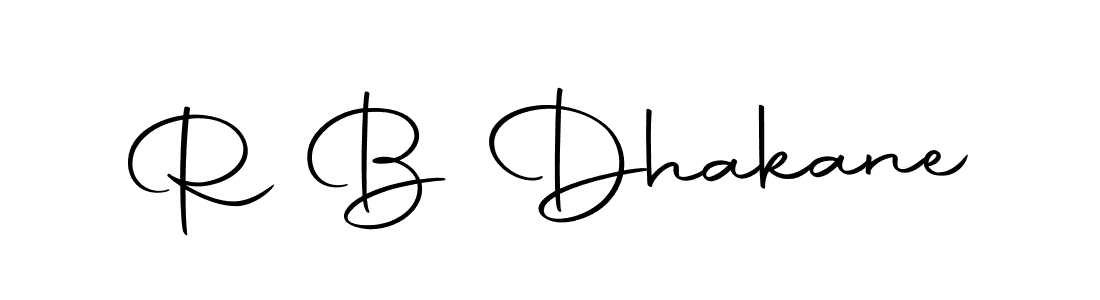 You should practise on your own different ways (Autography-DOLnW) to write your name (R B Dhakane) in signature. don't let someone else do it for you. R B Dhakane signature style 10 images and pictures png