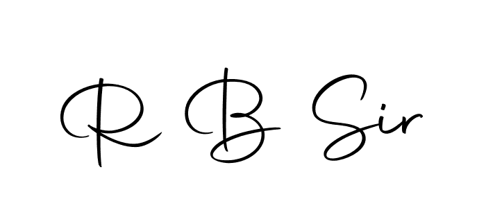 Create a beautiful signature design for name R B Sir. With this signature (Autography-DOLnW) fonts, you can make a handwritten signature for free. R B Sir signature style 10 images and pictures png