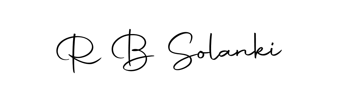 How to make R B Solanki signature? Autography-DOLnW is a professional autograph style. Create handwritten signature for R B Solanki name. R B Solanki signature style 10 images and pictures png