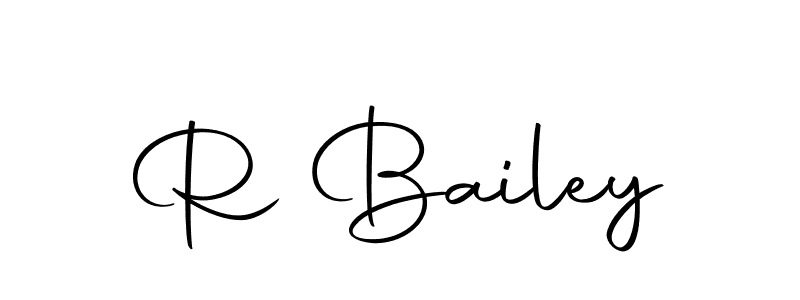 Also we have R Bailey name is the best signature style. Create professional handwritten signature collection using Autography-DOLnW autograph style. R Bailey signature style 10 images and pictures png