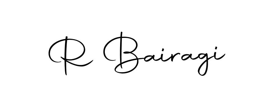 Create a beautiful signature design for name R Bairagi. With this signature (Autography-DOLnW) fonts, you can make a handwritten signature for free. R Bairagi signature style 10 images and pictures png