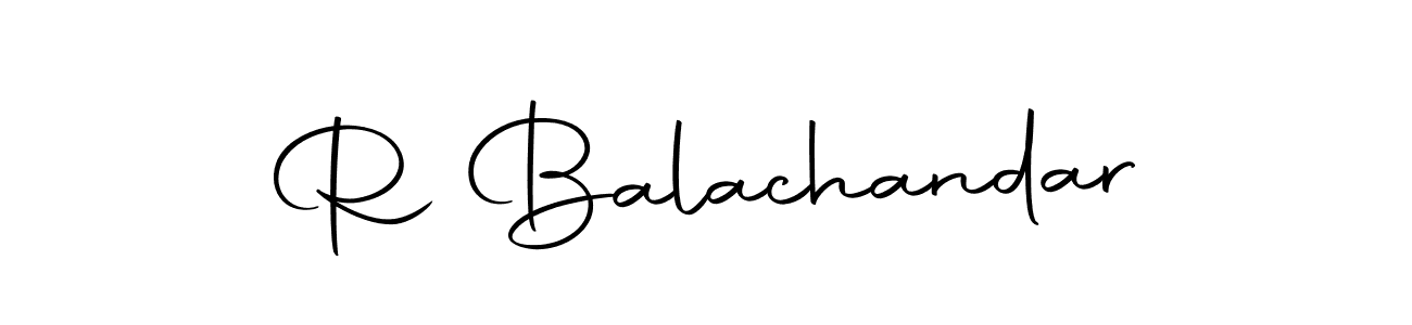 Use a signature maker to create a handwritten signature online. With this signature software, you can design (Autography-DOLnW) your own signature for name R Balachandar. R Balachandar signature style 10 images and pictures png