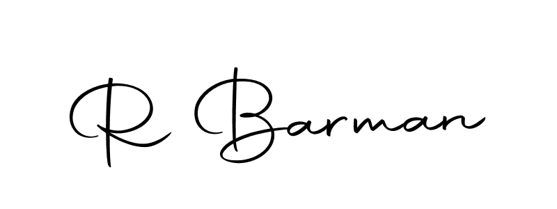Make a beautiful signature design for name R Barman. With this signature (Autography-DOLnW) style, you can create a handwritten signature for free. R Barman signature style 10 images and pictures png