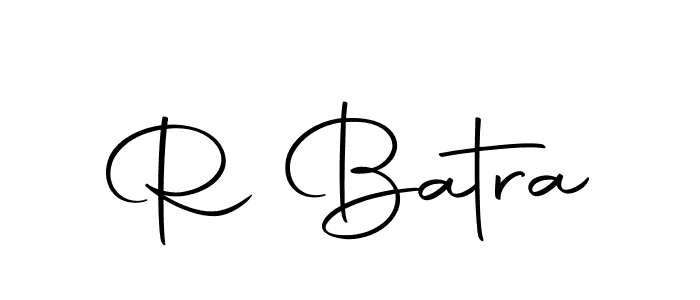 Use a signature maker to create a handwritten signature online. With this signature software, you can design (Autography-DOLnW) your own signature for name R Batra. R Batra signature style 10 images and pictures png