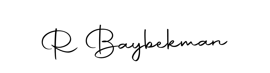 Autography-DOLnW is a professional signature style that is perfect for those who want to add a touch of class to their signature. It is also a great choice for those who want to make their signature more unique. Get R Baybekman name to fancy signature for free. R Baybekman signature style 10 images and pictures png