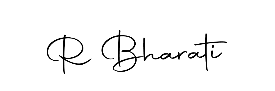 R Bharati stylish signature style. Best Handwritten Sign (Autography-DOLnW) for my name. Handwritten Signature Collection Ideas for my name R Bharati. R Bharati signature style 10 images and pictures png