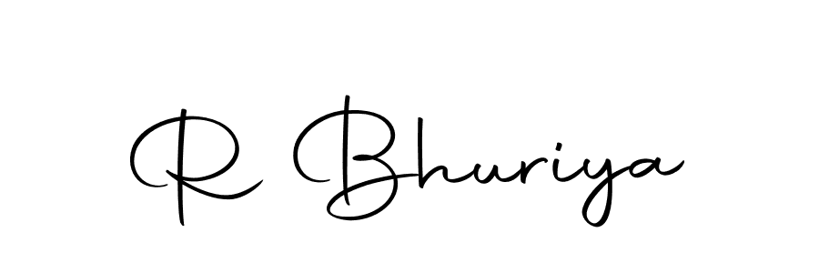 Make a beautiful signature design for name R Bhuriya. With this signature (Autography-DOLnW) style, you can create a handwritten signature for free. R Bhuriya signature style 10 images and pictures png