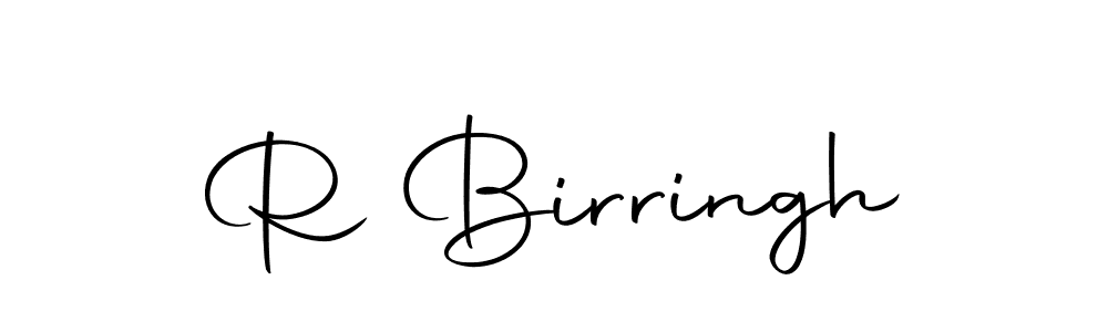 Design your own signature with our free online signature maker. With this signature software, you can create a handwritten (Autography-DOLnW) signature for name R Birringh. R Birringh signature style 10 images and pictures png