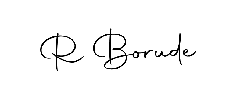Also we have R Borude name is the best signature style. Create professional handwritten signature collection using Autography-DOLnW autograph style. R Borude signature style 10 images and pictures png