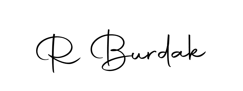 Once you've used our free online signature maker to create your best signature Autography-DOLnW style, it's time to enjoy all of the benefits that R Burdak name signing documents. R Burdak signature style 10 images and pictures png