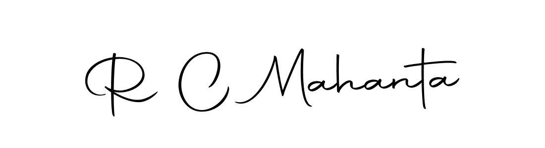 How to make R C Mahanta signature? Autography-DOLnW is a professional autograph style. Create handwritten signature for R C Mahanta name. R C Mahanta signature style 10 images and pictures png