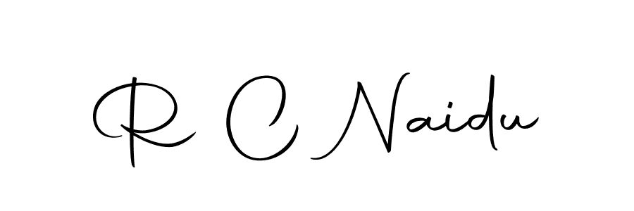 How to make R C Naidu name signature. Use Autography-DOLnW style for creating short signs online. This is the latest handwritten sign. R C Naidu signature style 10 images and pictures png