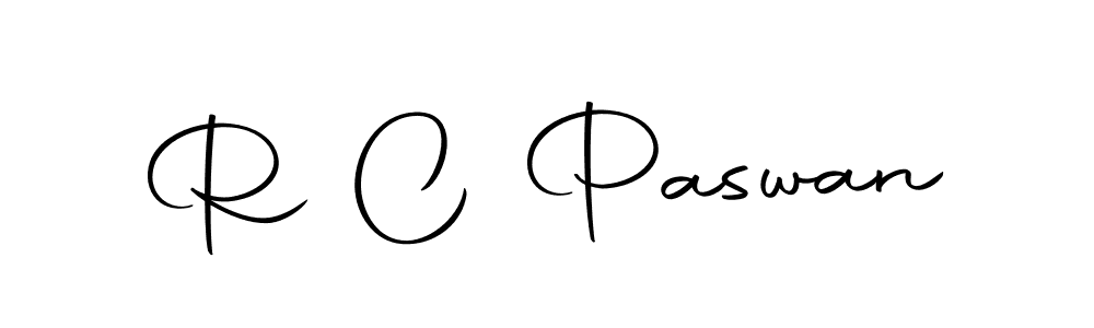 Make a beautiful signature design for name R C Paswan. With this signature (Autography-DOLnW) style, you can create a handwritten signature for free. R C Paswan signature style 10 images and pictures png