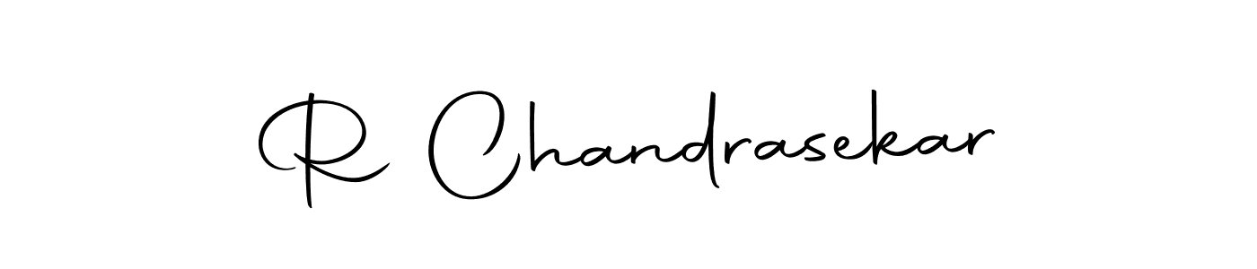 Create a beautiful signature design for name R Chandrasekar. With this signature (Autography-DOLnW) fonts, you can make a handwritten signature for free. R Chandrasekar signature style 10 images and pictures png