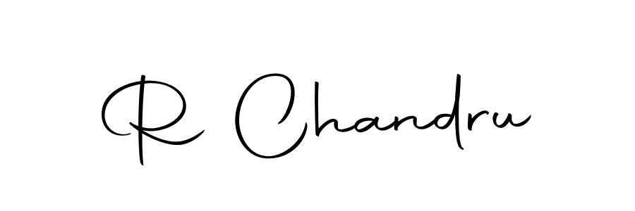 Create a beautiful signature design for name R Chandru. With this signature (Autography-DOLnW) fonts, you can make a handwritten signature for free. R Chandru signature style 10 images and pictures png