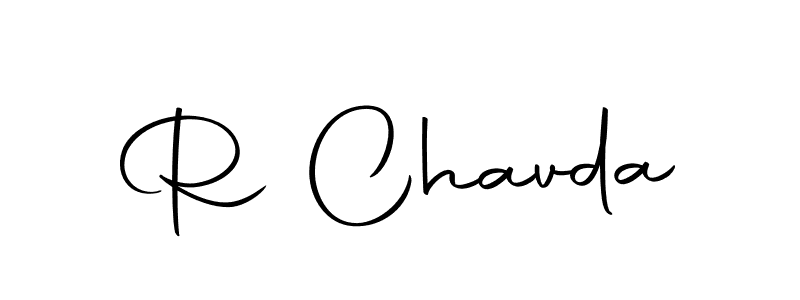 You can use this online signature creator to create a handwritten signature for the name R Chavda. This is the best online autograph maker. R Chavda signature style 10 images and pictures png