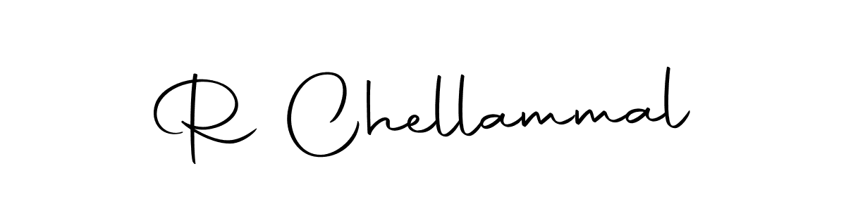 Create a beautiful signature design for name R Chellammal. With this signature (Autography-DOLnW) fonts, you can make a handwritten signature for free. R Chellammal signature style 10 images and pictures png