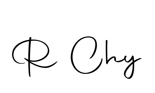 The best way (Autography-DOLnW) to make a short signature is to pick only two or three words in your name. The name R Chy include a total of six letters. For converting this name. R Chy signature style 10 images and pictures png
