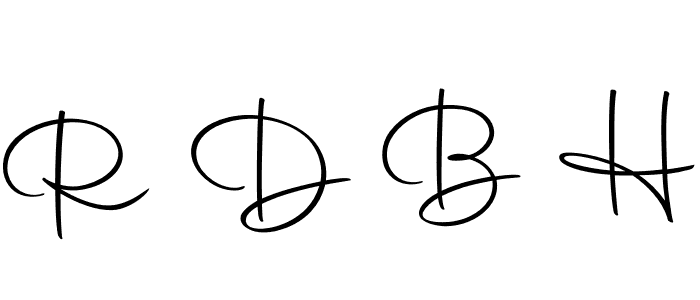 Best and Professional Signature Style for R D B H. Autography-DOLnW Best Signature Style Collection. R D B H signature style 10 images and pictures png
