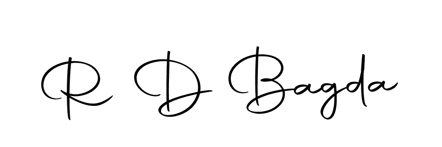 You can use this online signature creator to create a handwritten signature for the name R D Bagda. This is the best online autograph maker. R D Bagda signature style 10 images and pictures png