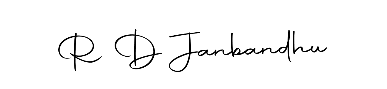 How to Draw R D Janbandhu signature style? Autography-DOLnW is a latest design signature styles for name R D Janbandhu. R D Janbandhu signature style 10 images and pictures png