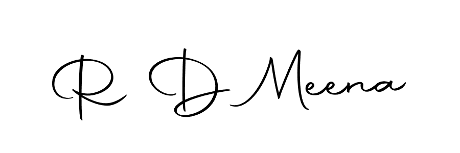 Make a beautiful signature design for name R D Meena. With this signature (Autography-DOLnW) style, you can create a handwritten signature for free. R D Meena signature style 10 images and pictures png