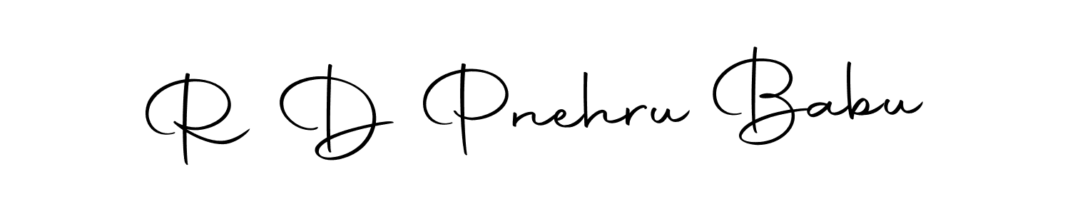 Create a beautiful signature design for name R D Pnehru Babu. With this signature (Autography-DOLnW) fonts, you can make a handwritten signature for free. R D Pnehru Babu signature style 10 images and pictures png
