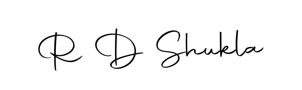 How to make R D Shukla name signature. Use Autography-DOLnW style for creating short signs online. This is the latest handwritten sign. R D Shukla signature style 10 images and pictures png