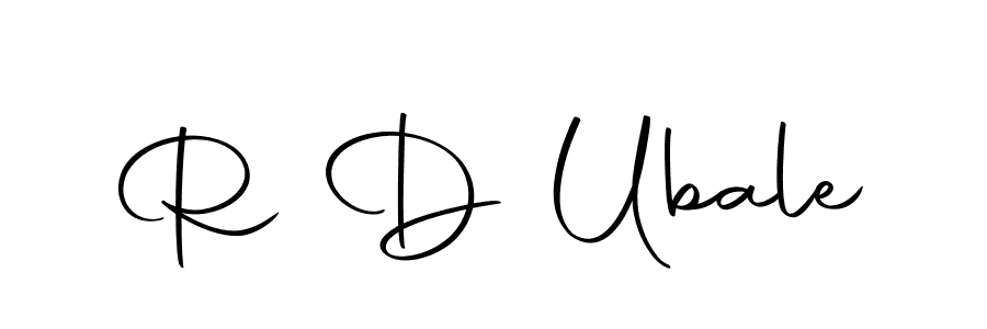Also You can easily find your signature by using the search form. We will create R D Ubale name handwritten signature images for you free of cost using Autography-DOLnW sign style. R D Ubale signature style 10 images and pictures png