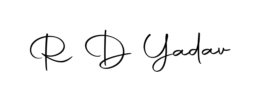 Also we have R D Yadav name is the best signature style. Create professional handwritten signature collection using Autography-DOLnW autograph style. R D Yadav signature style 10 images and pictures png