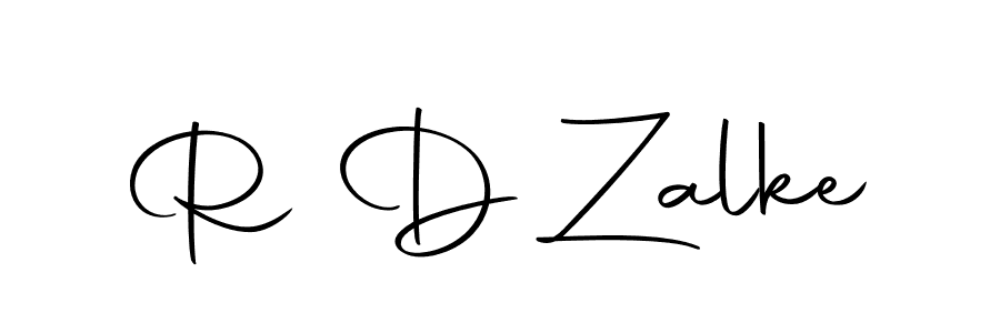 if you are searching for the best signature style for your name R D Zalke. so please give up your signature search. here we have designed multiple signature styles  using Autography-DOLnW. R D Zalke signature style 10 images and pictures png