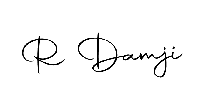 How to Draw R Damji signature style? Autography-DOLnW is a latest design signature styles for name R Damji. R Damji signature style 10 images and pictures png