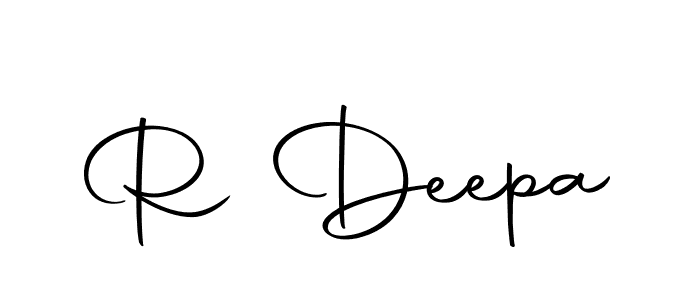 Also we have R Deepa name is the best signature style. Create professional handwritten signature collection using Autography-DOLnW autograph style. R Deepa signature style 10 images and pictures png