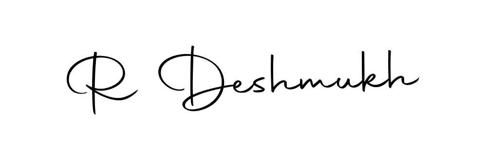 This is the best signature style for the R Deshmukh name. Also you like these signature font (Autography-DOLnW). Mix name signature. R Deshmukh signature style 10 images and pictures png