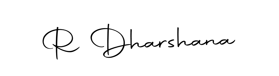 You should practise on your own different ways (Autography-DOLnW) to write your name (R Dharshana) in signature. don't let someone else do it for you. R Dharshana signature style 10 images and pictures png